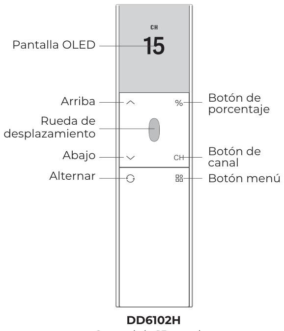 DD6102H · control de 15 canales — Control Elevo 15 B Mighty